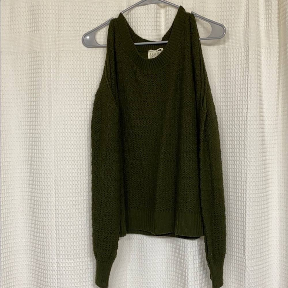 Pac Sun shoulder less sweater